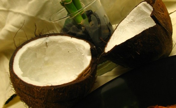 Fresh Coconut Tart & Double Crust