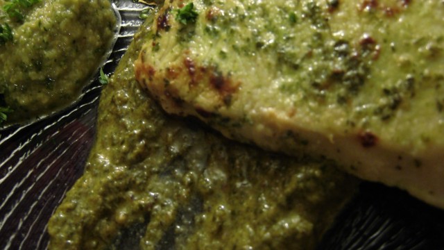 Lemon Herb Turkey & Green Olive Sauce